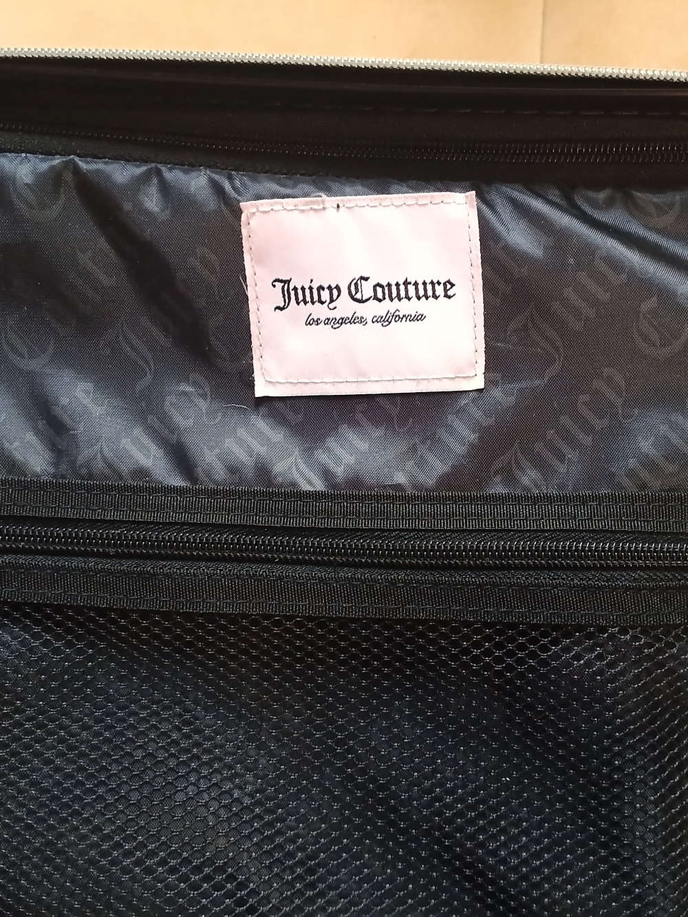 Juicy Couture Iridescent Pastel Carry-On Luggage - Pink/Blue - Picture 10 of 11